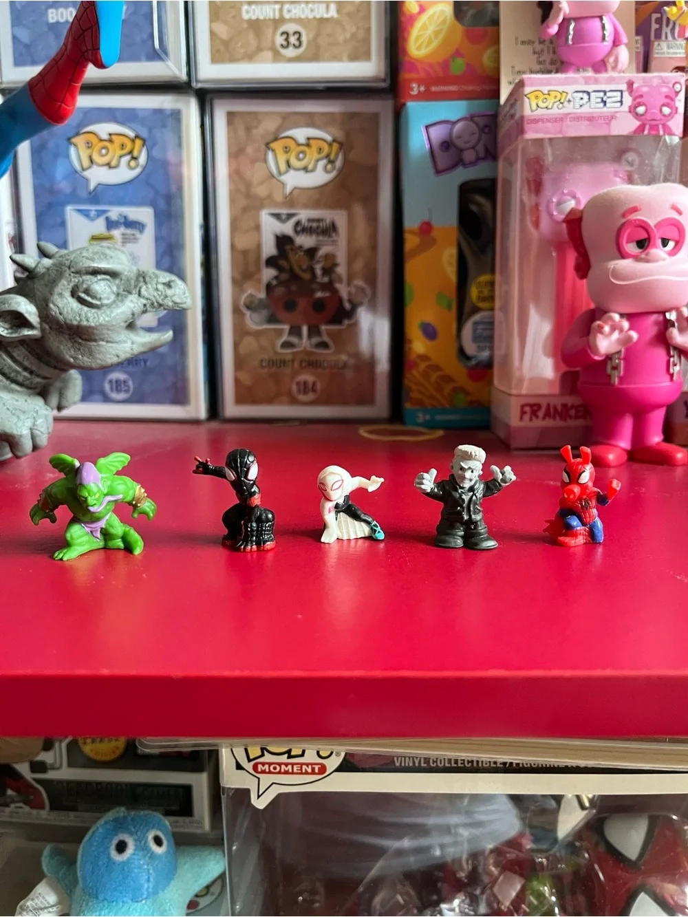 Marvel Spiderman mini squishy figures